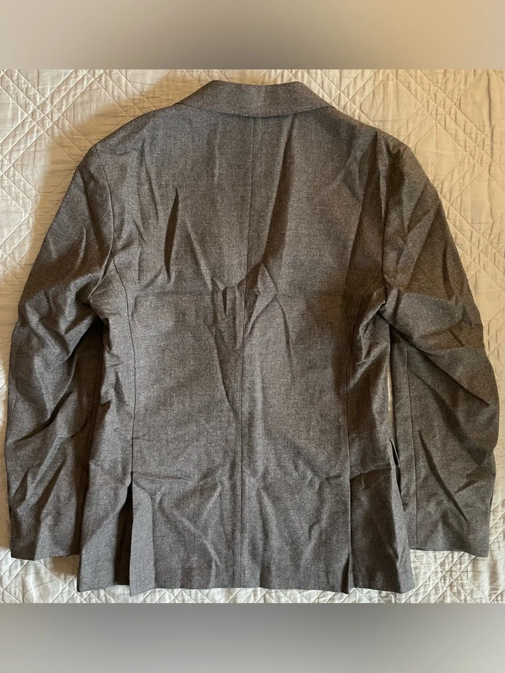 J. CREW Ludlow Slim-fit suit jacket in English cotton-wool blend Charcoal 38 R